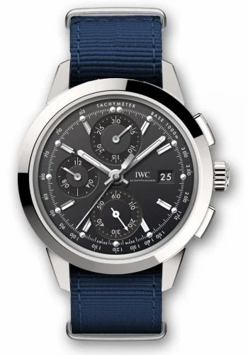 IWC Ingenieur Chronograph Custom Stainless Steel / Black-Rhodium / NATO IW3808-BA (IW3808BA)